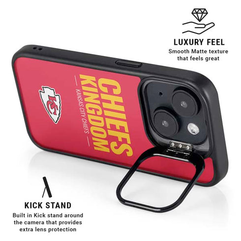 NFL Kansas City Chiefs Team Motto iPhone 15 Kickstand Case